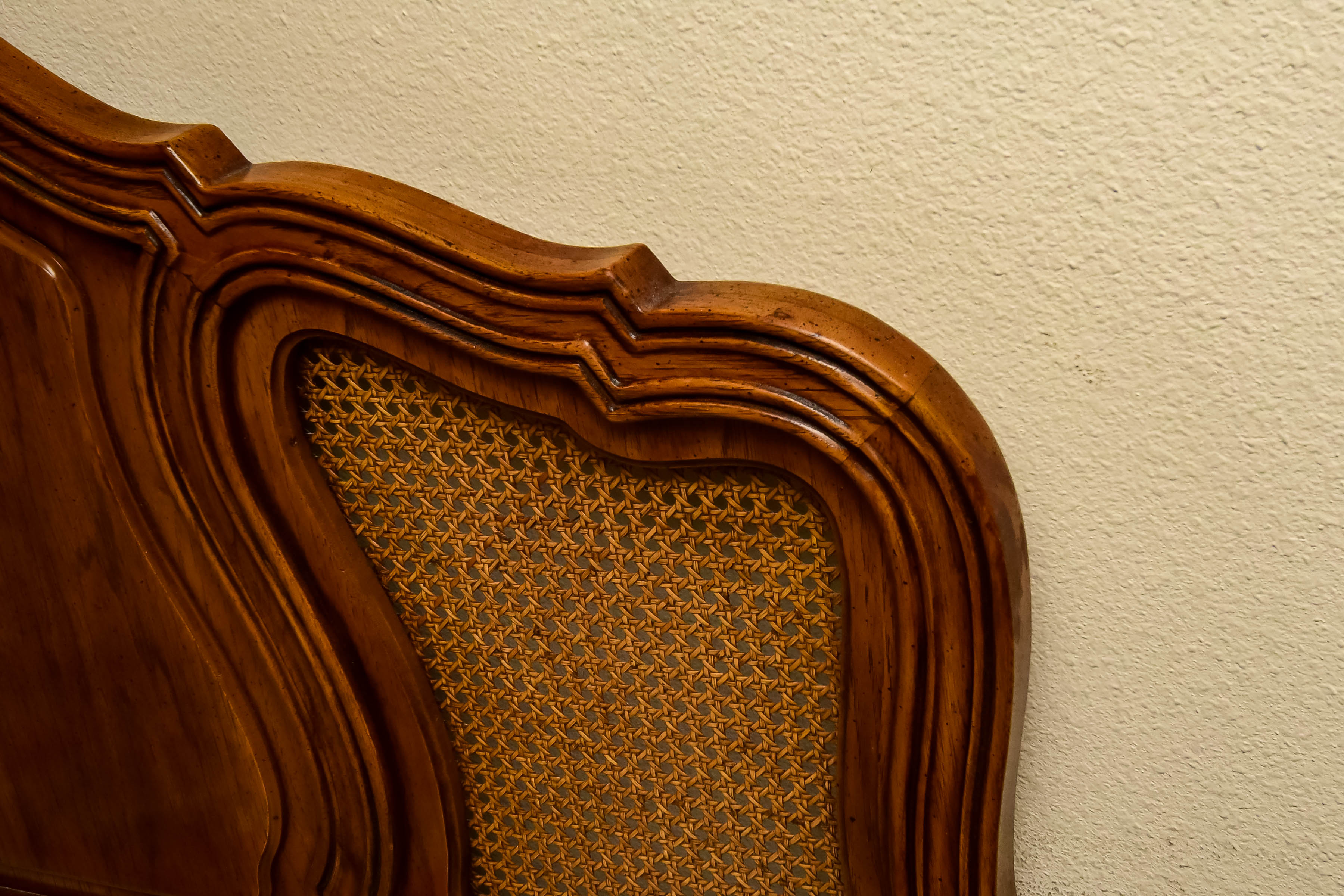 Thomasville Camille Collection Queen Size Headboard and Metal Frame