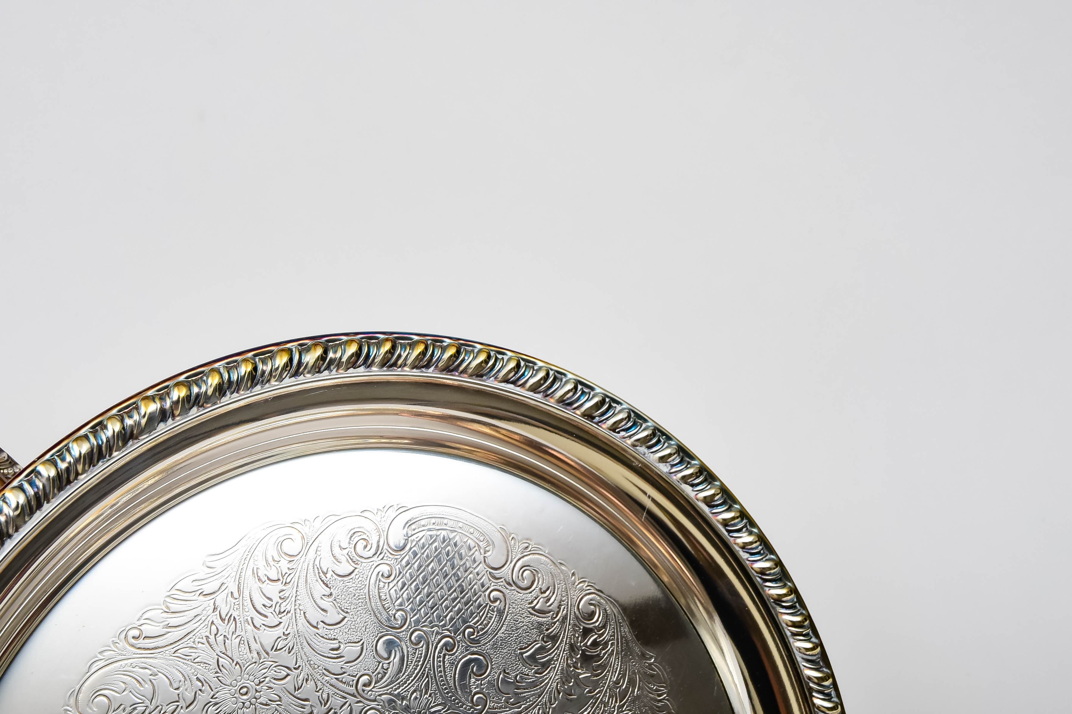 Collection of Silver-Plated Trays and Tableware