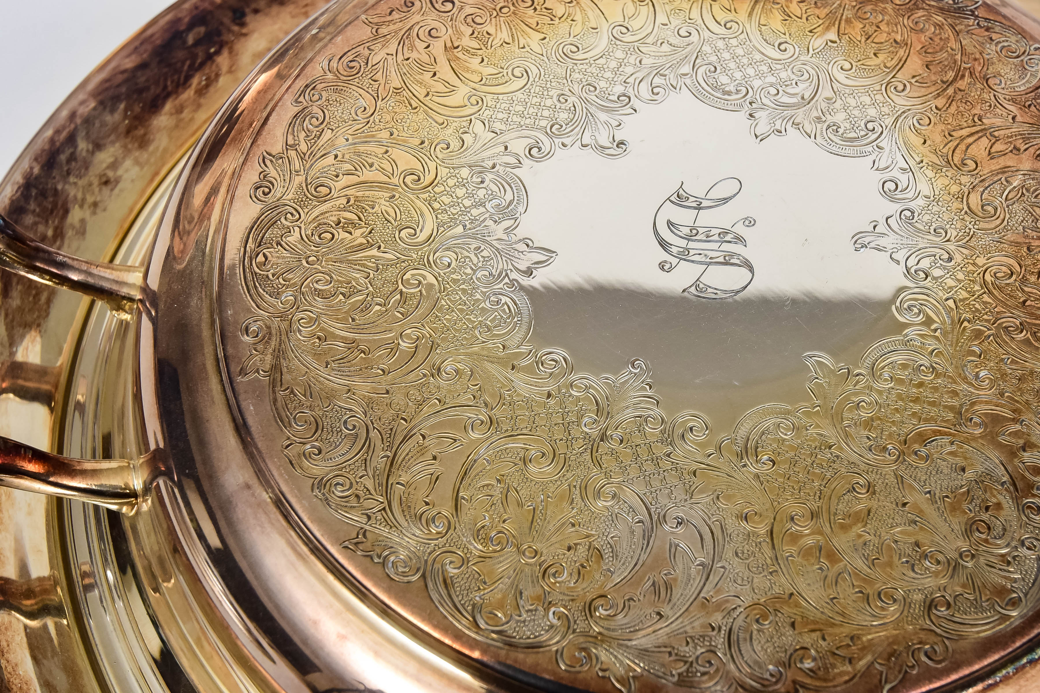 Collection of Silver-Plated Trays and Tableware