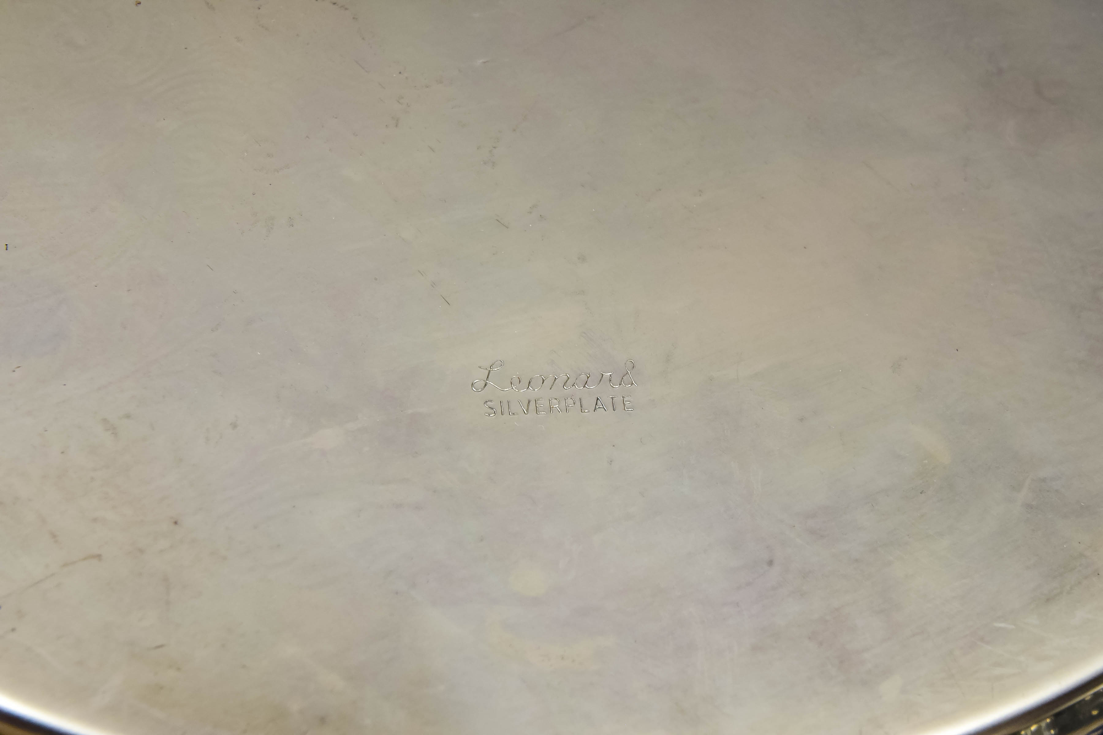 Collection of Silver-Plated Trays and Tableware