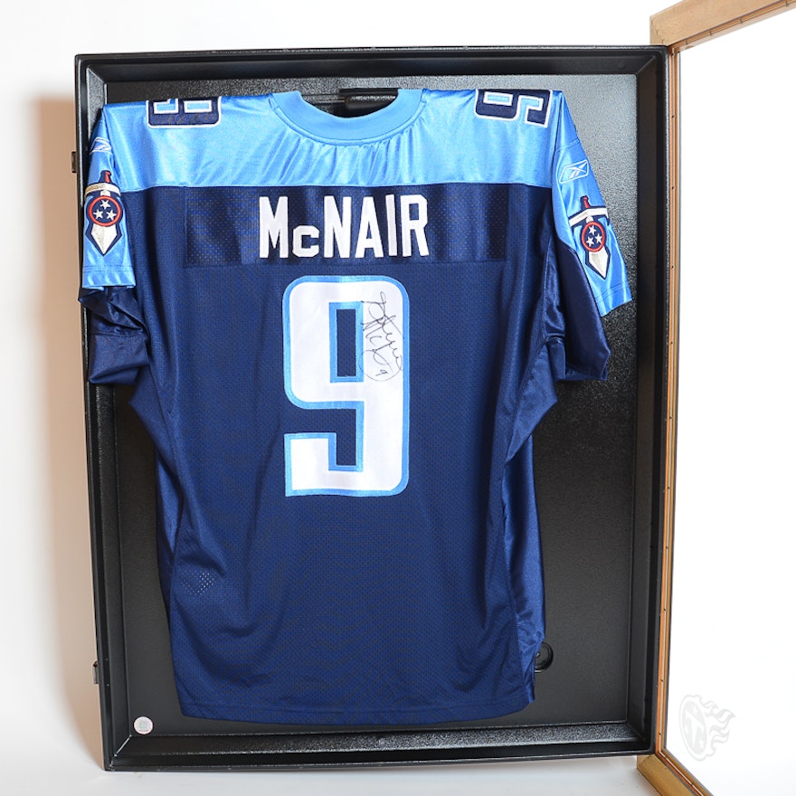 Baltimore Ravens Steve Mcnair Autographed Football Autographed