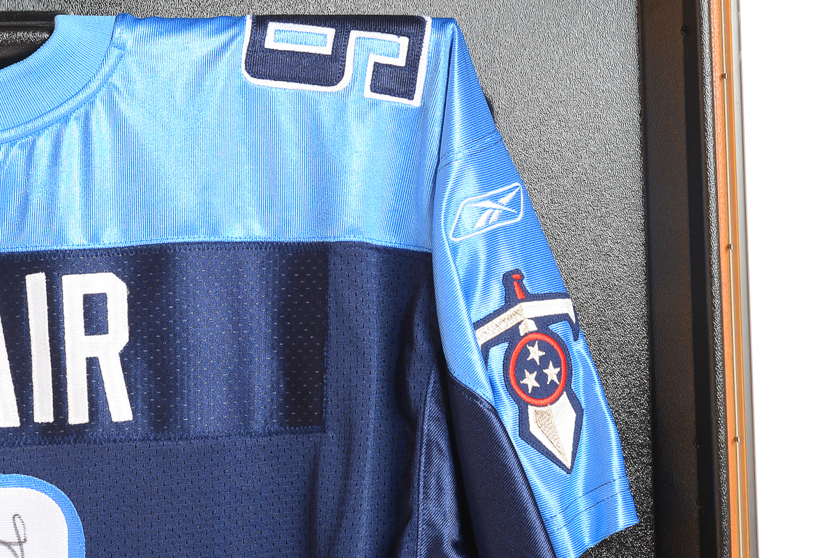 Autographed Steve McNair Tennessee Titans Jersey