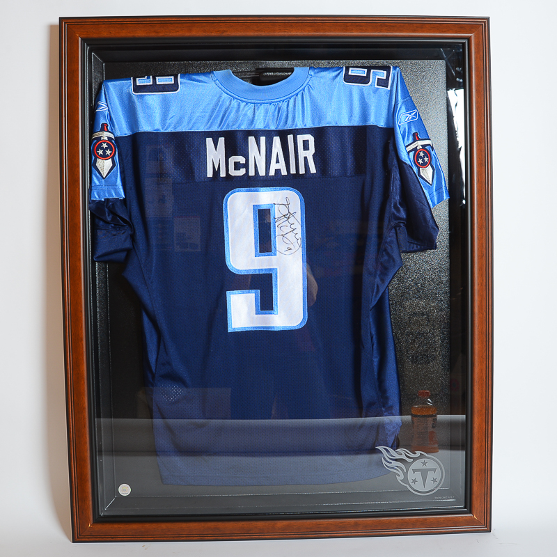 Autographed Steve McNair Tennessee Titans Jersey