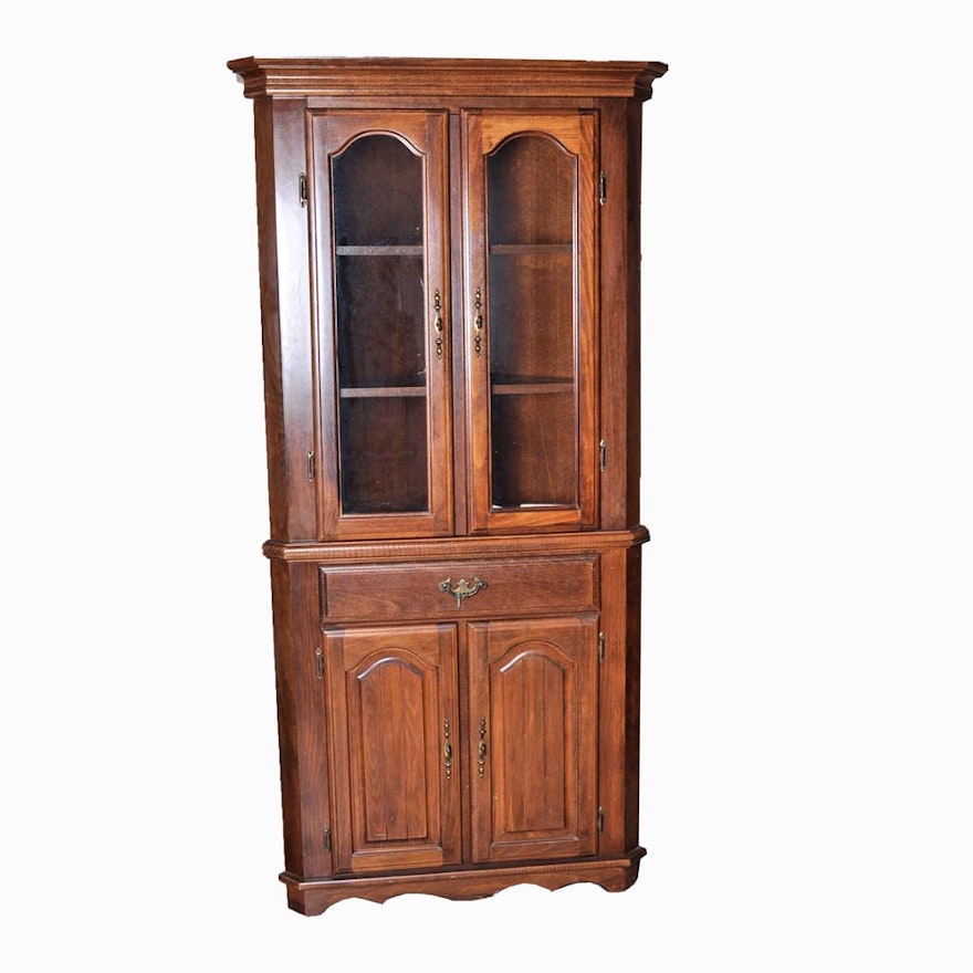 Early American Style Corner Cabinet