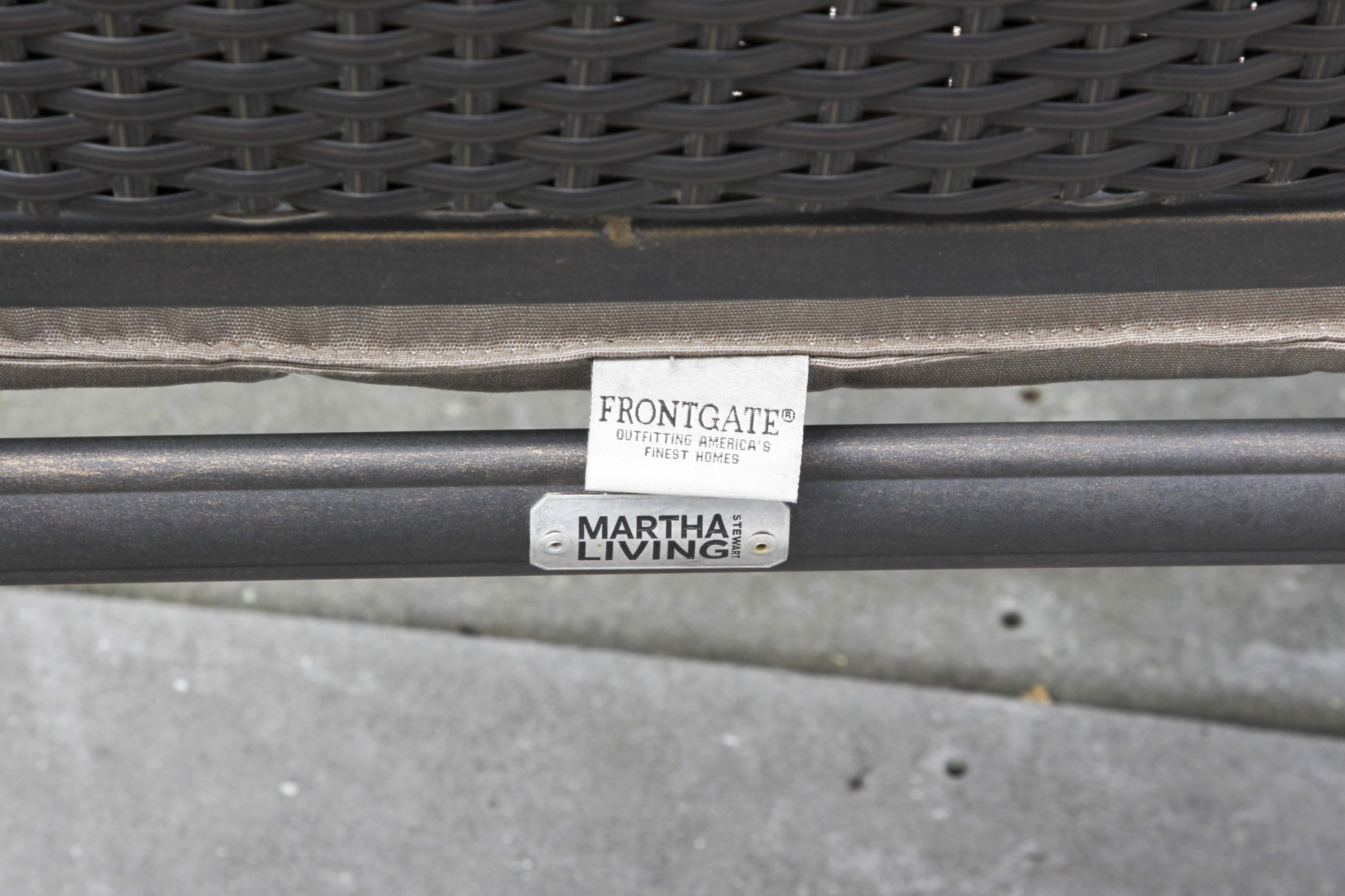 Oval Patio Table, Six Chairs and Umbrella Base