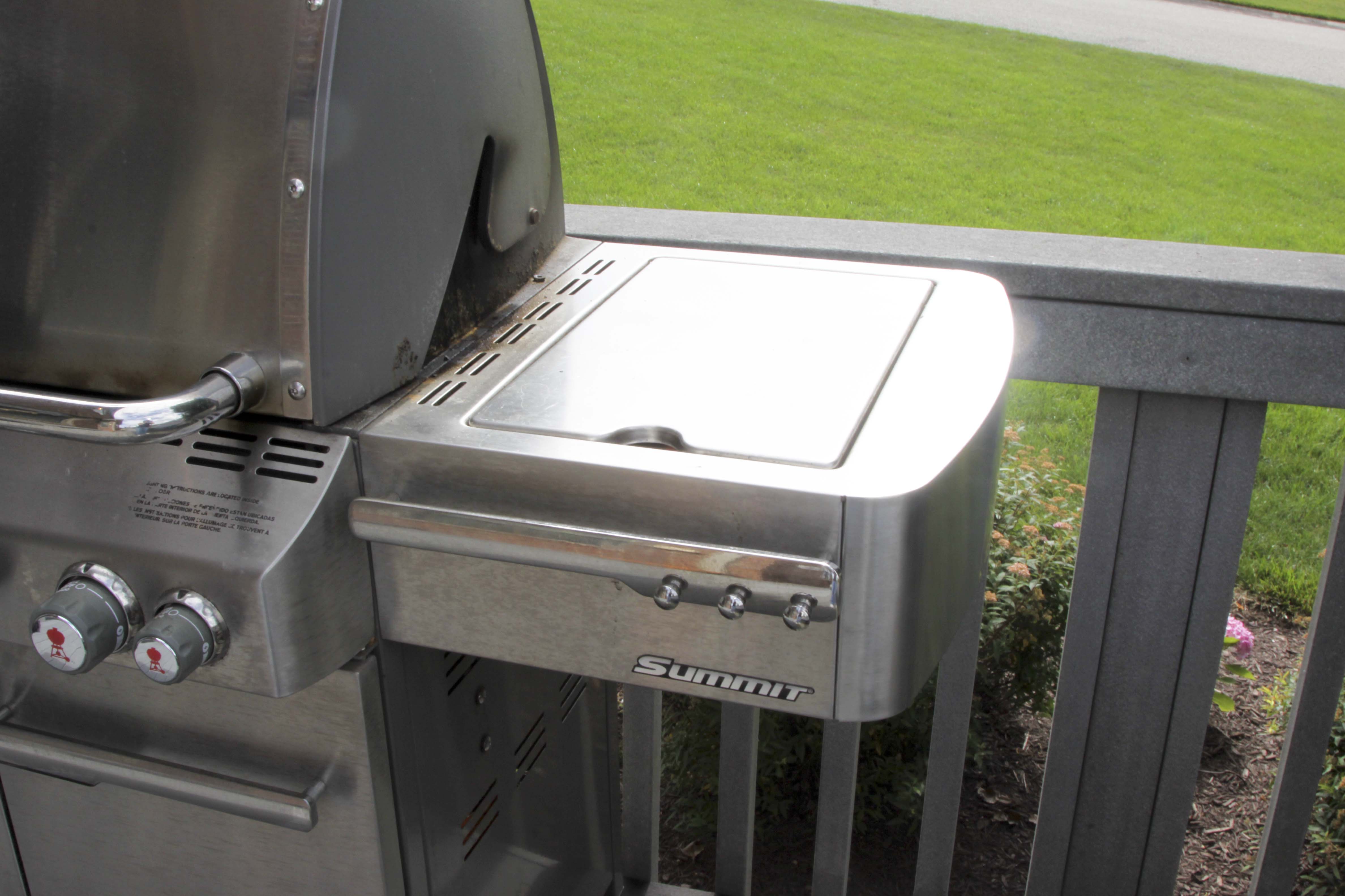 Weber 'Summit' S-450 Stainless Steel Gas Grill with Side Burner