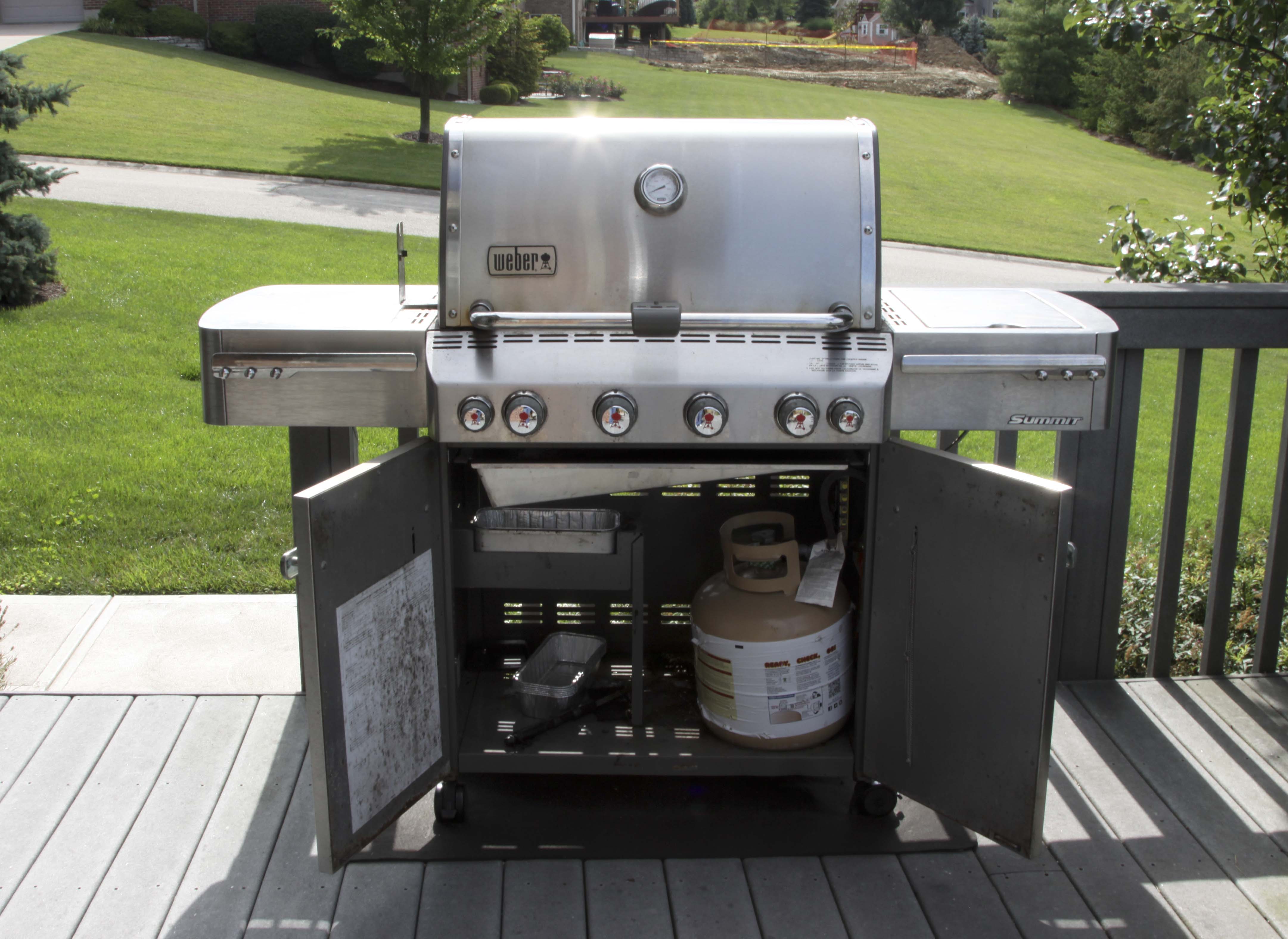 Weber 'Summit' S-450 Stainless Steel Gas Grill with Side Burner