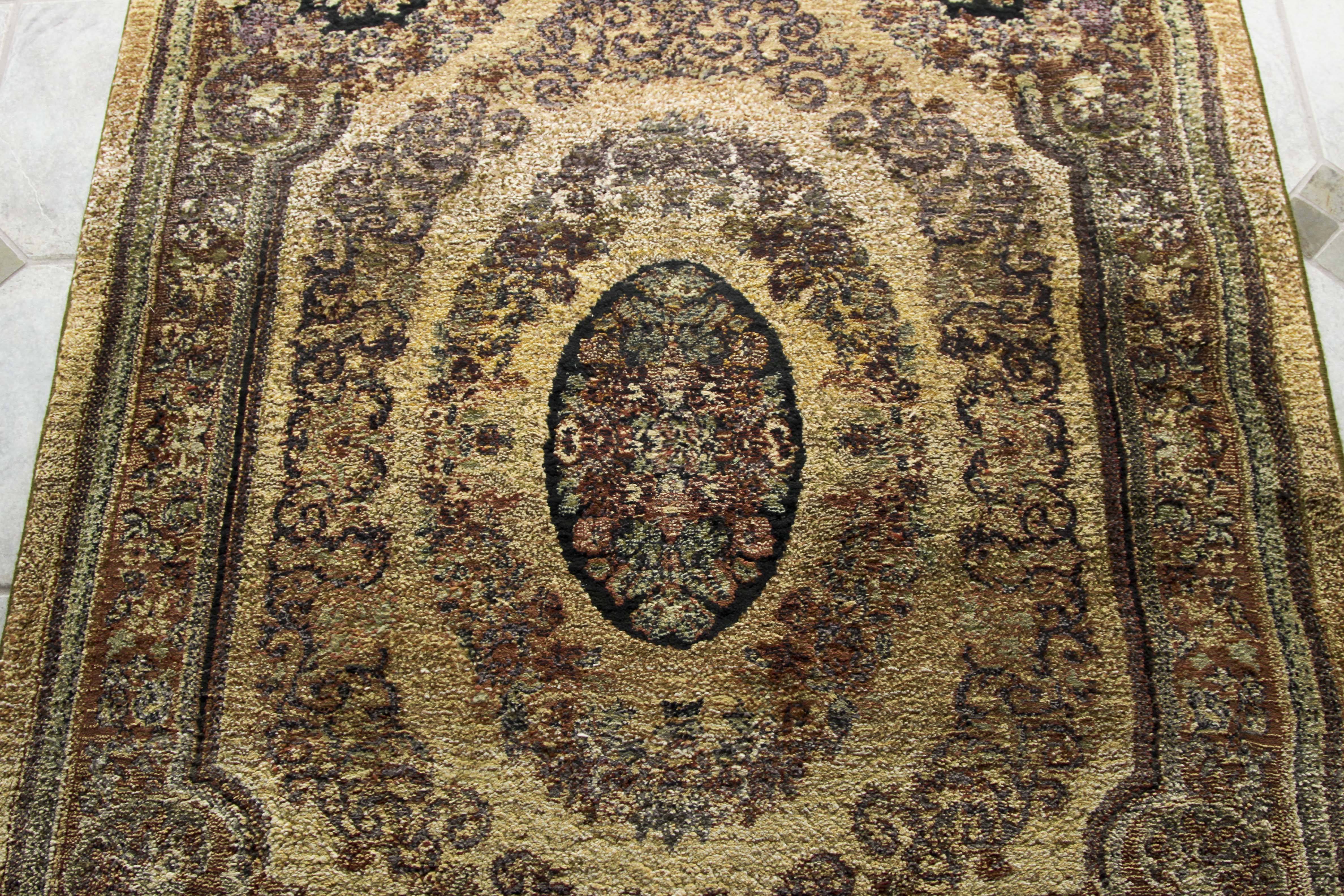 "Versailles Tea Washed" Area Rug and Accent Rug Set