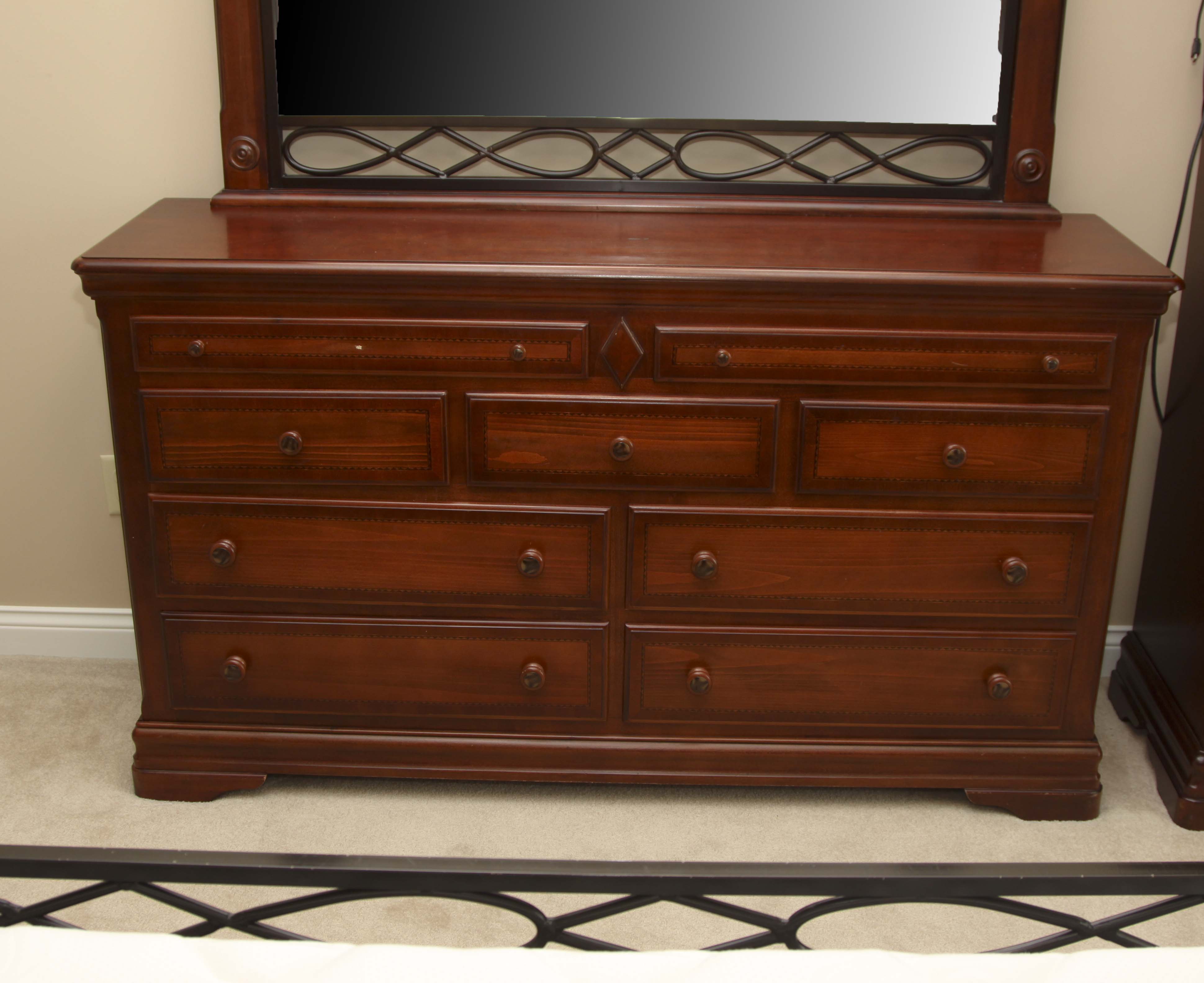 Alexander Julian Dresser and Mirror