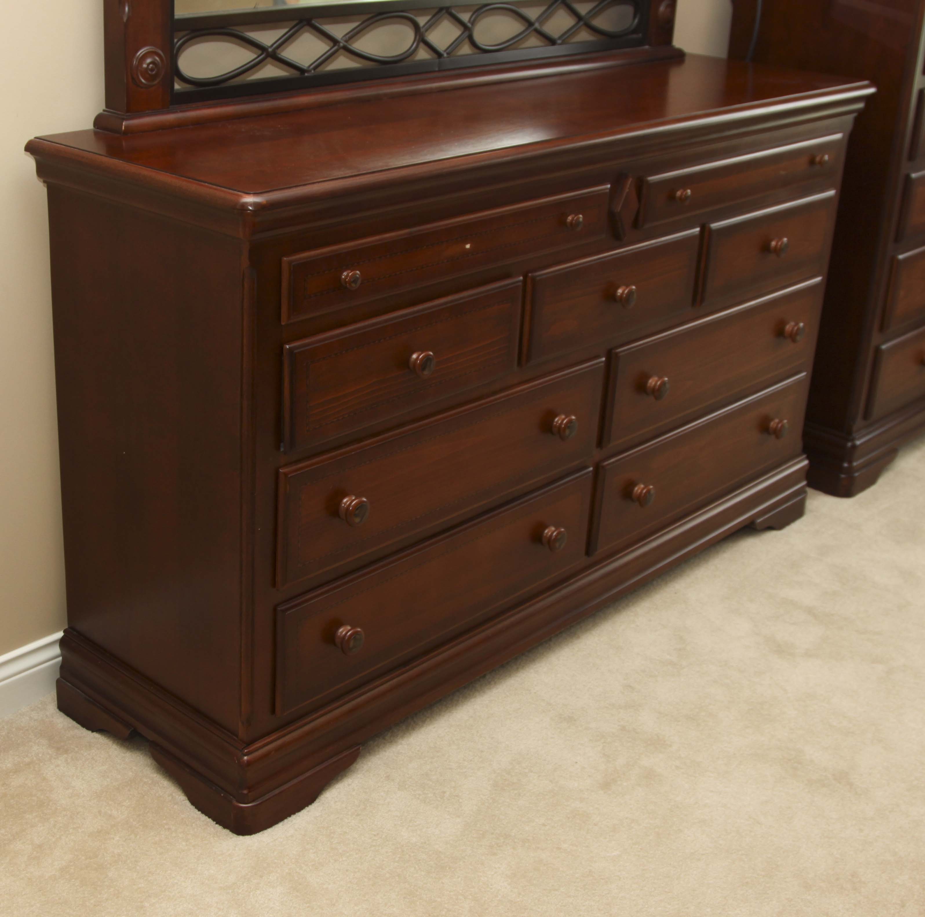 Alexander Julian Dresser and Mirror