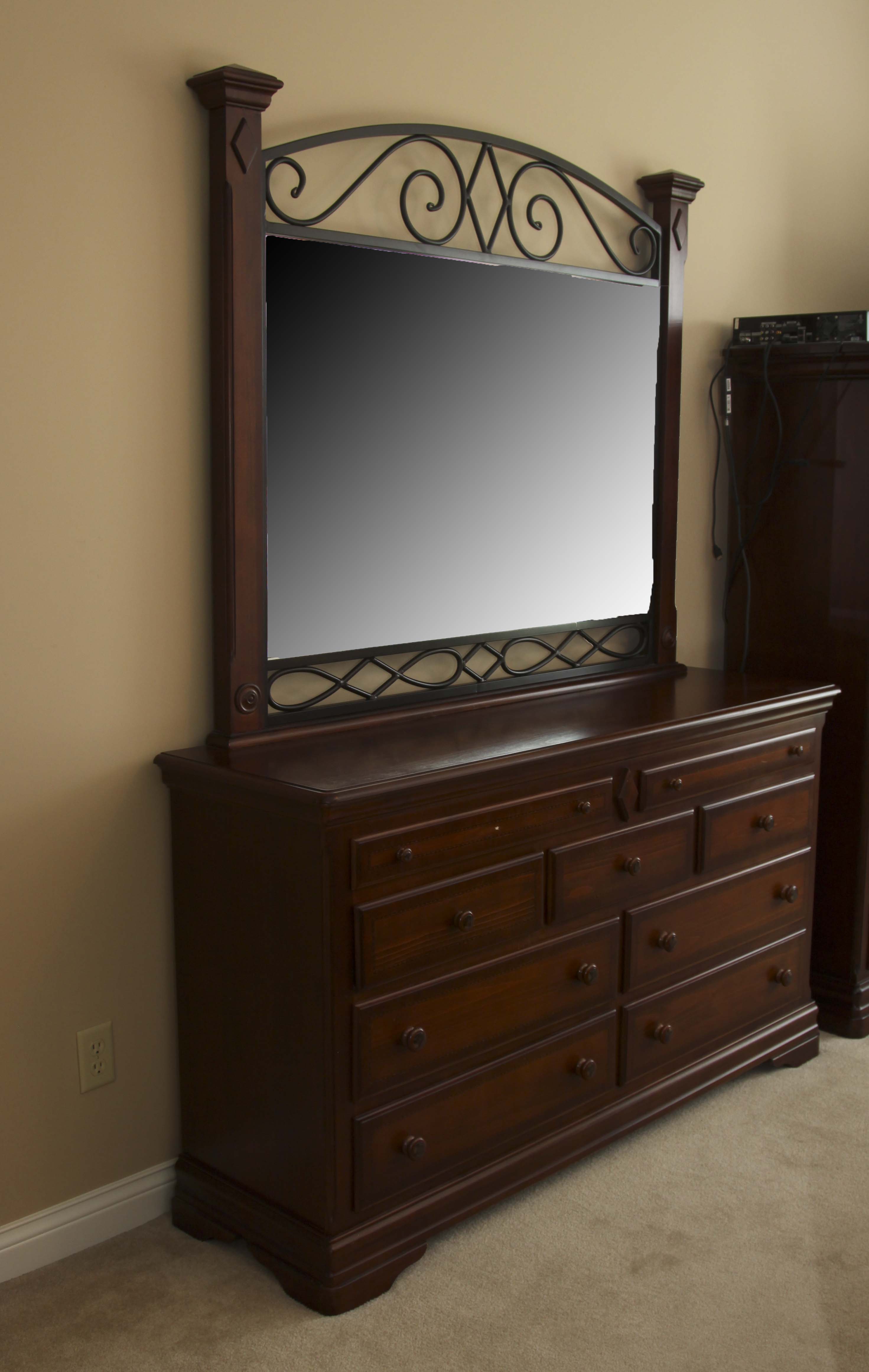 Alexander Julian Dresser and Mirror