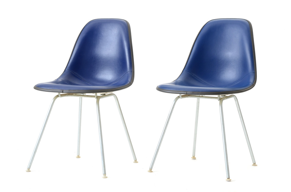Pair of Ray and Charles Eames Shell Chairs for Herman Miller