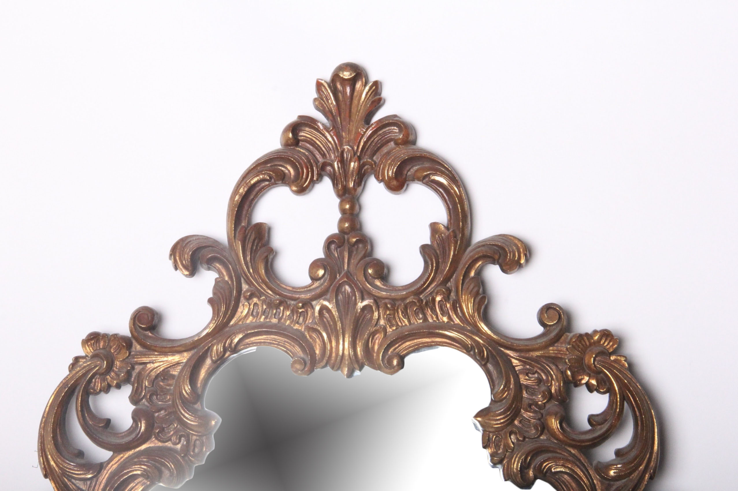 Vintage Syracuse Ornamental Co. Wood Framed Mirror