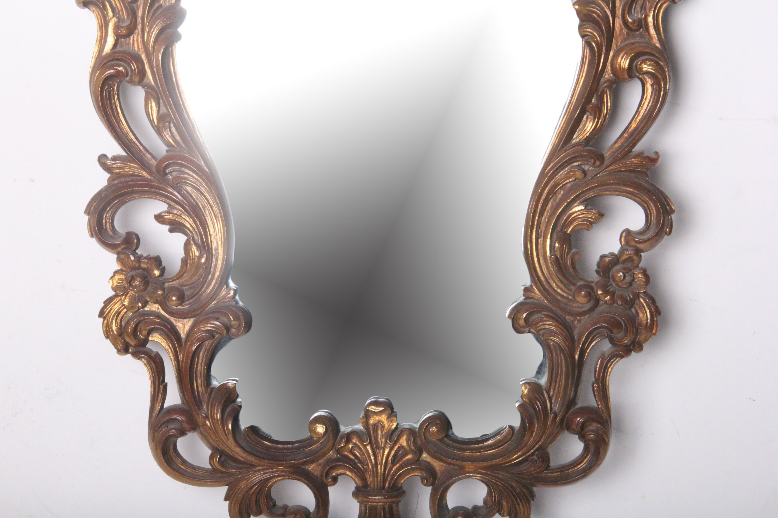 Vintage Syracuse Ornamental Co. Wood Framed Mirror