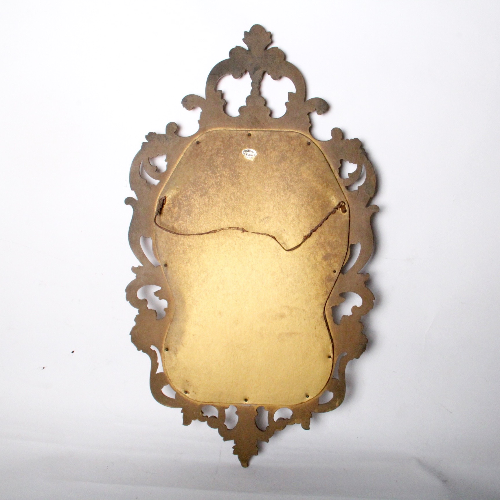 Vintage Syracuse Ornamental Co. Wood Framed Mirror