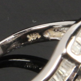 14K White Gold Tanzanite and 1.00 CTW Diamond Ring