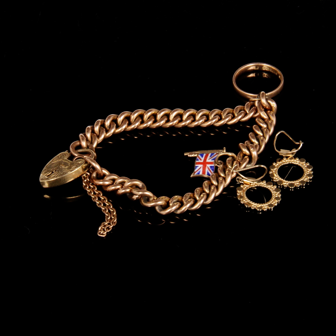 9K Yellow Gold Jewelry Assortment