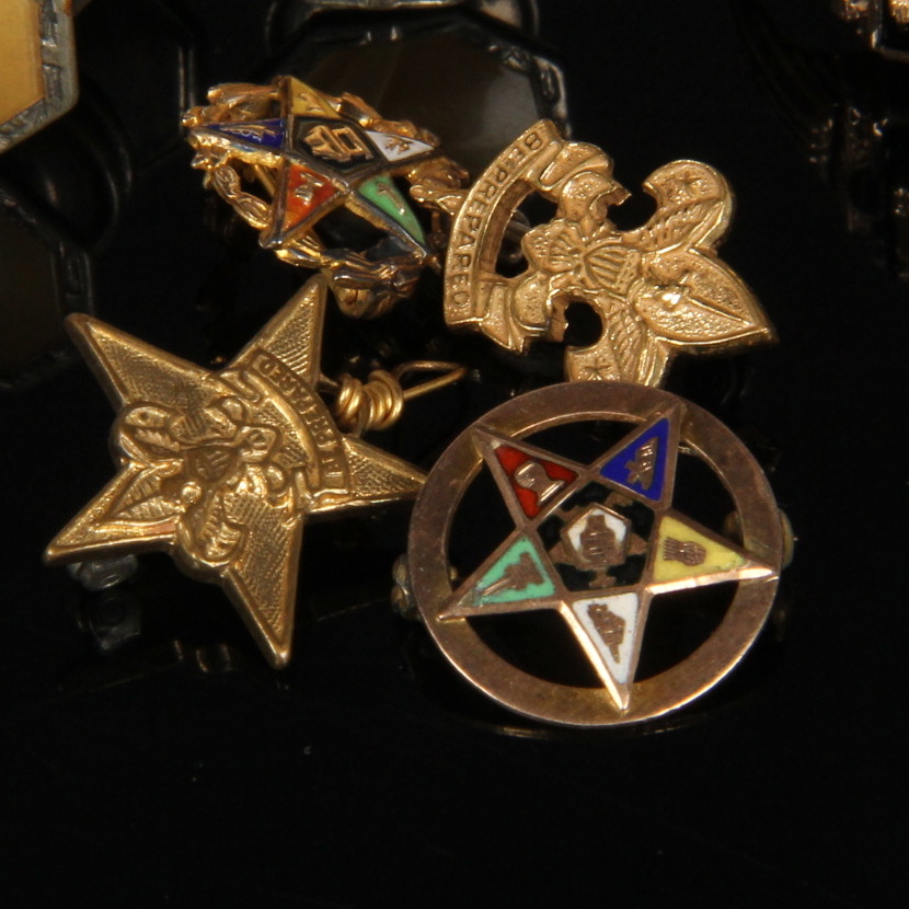 Vintage Class Ring and Girl Scout Pins