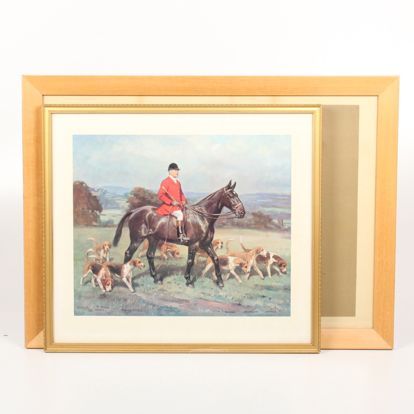 Equestrian Themed Lithographs