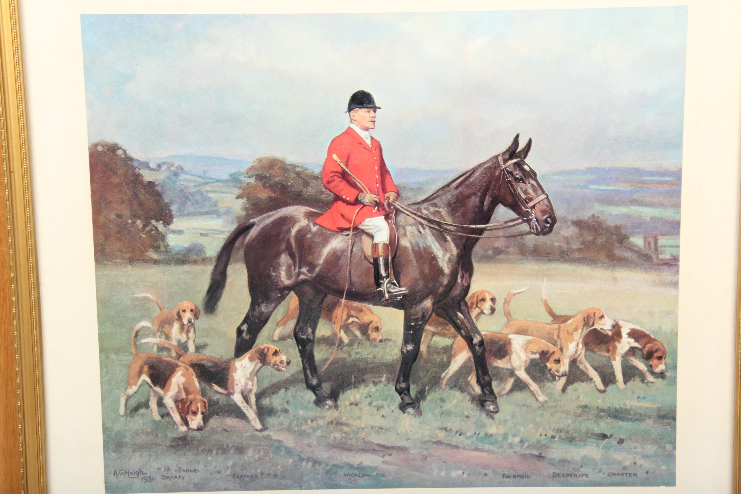 Equestrian Themed Lithographs