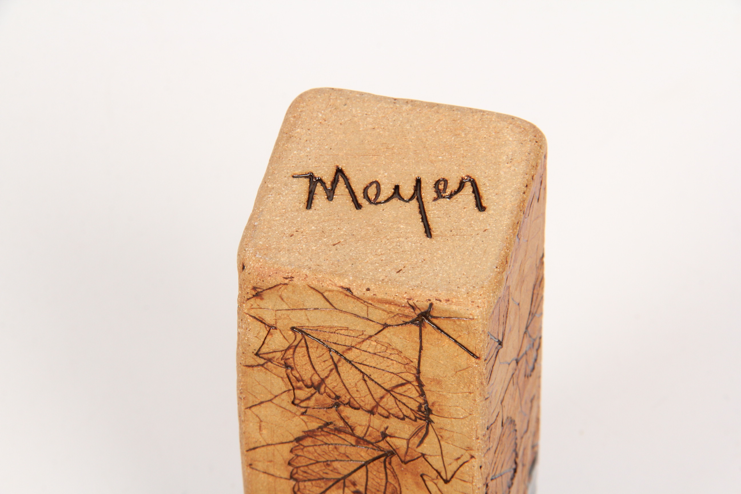 Collection of Handmade Malabar Leaf Pottery