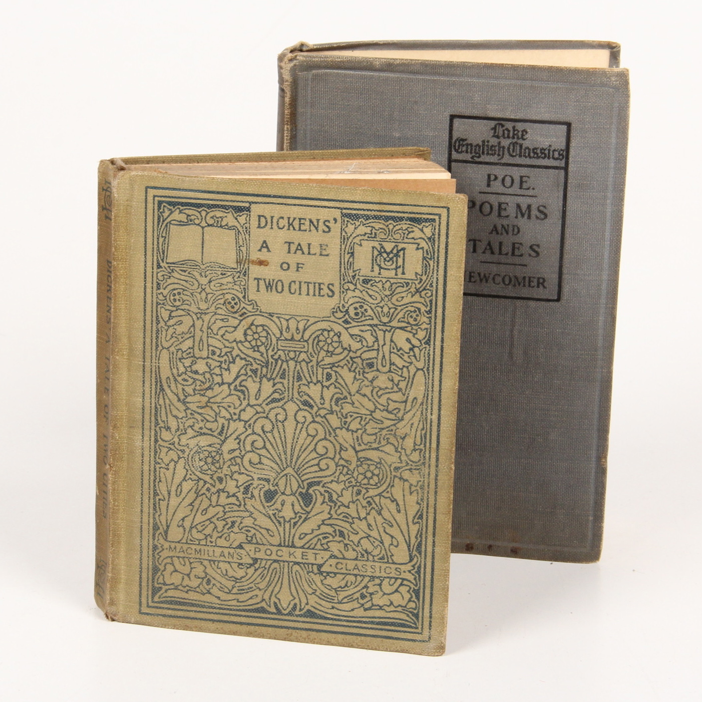 1913 Dickens Tale of Two Cities and 1898 Edgar Allen Poe Poems and Tales