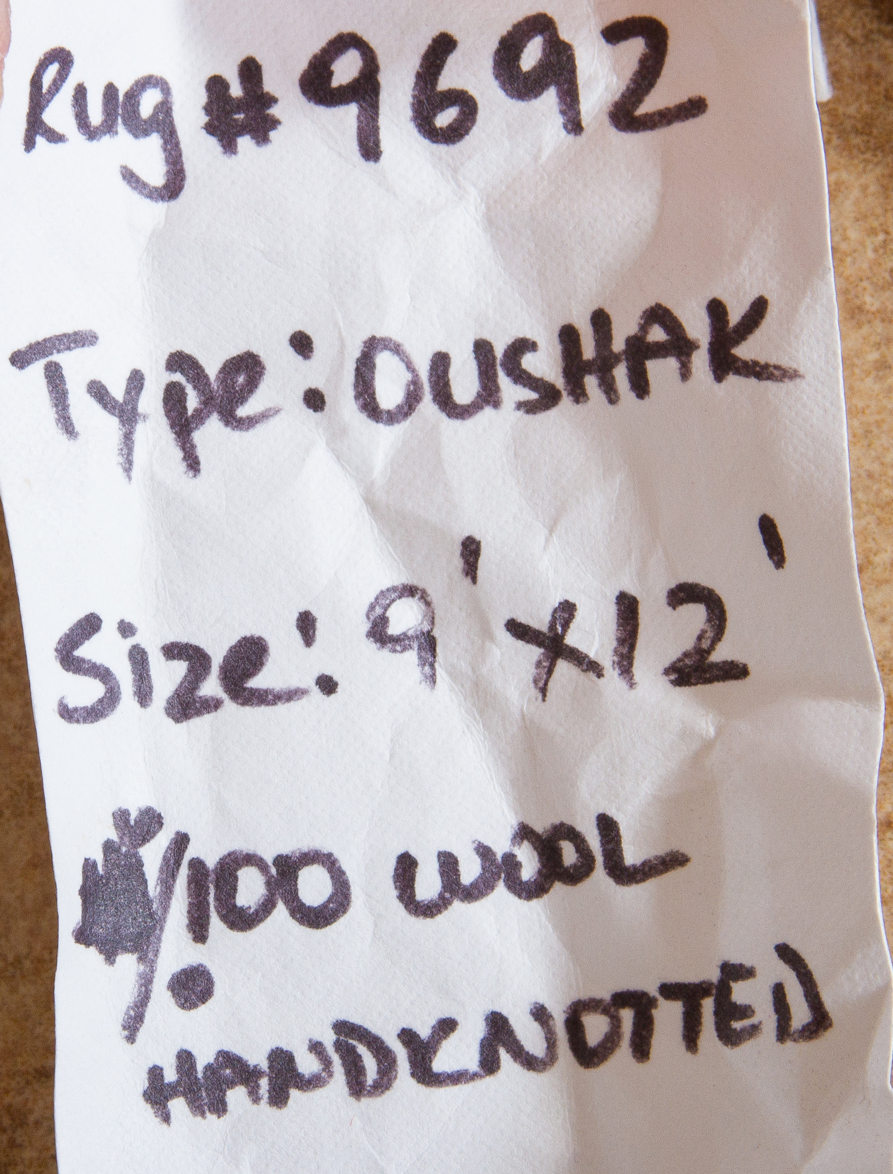 Contemporary Hand Knotted Oushak Rug