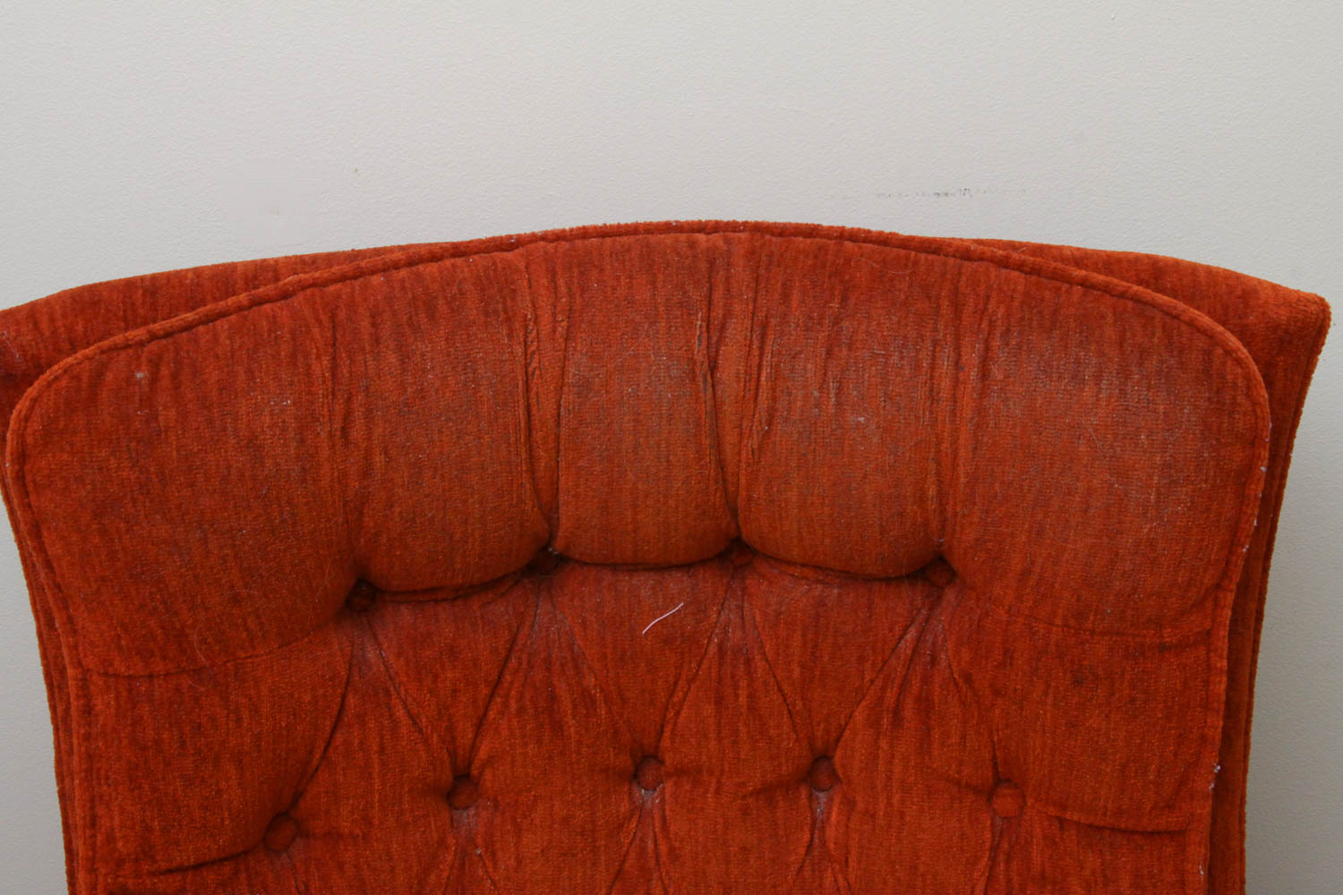 Vintage Corduroy Upholstered Armchair