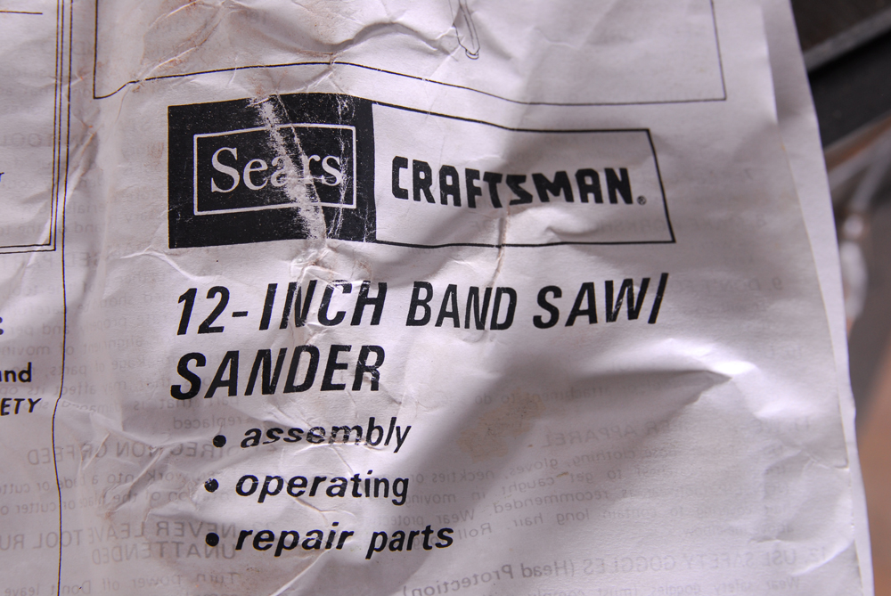 Craftsman 12" Band Saw/Sander