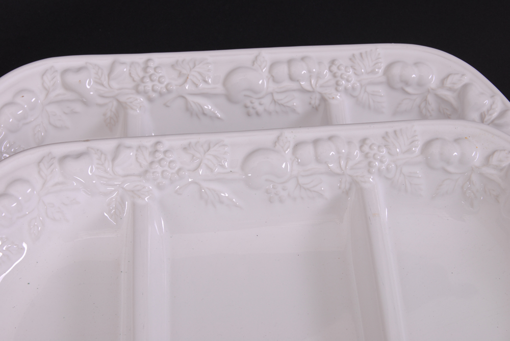 Collection of Party Serving Platters