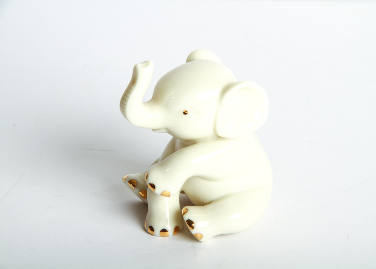 Lenox Ceramic Elephant Figurine