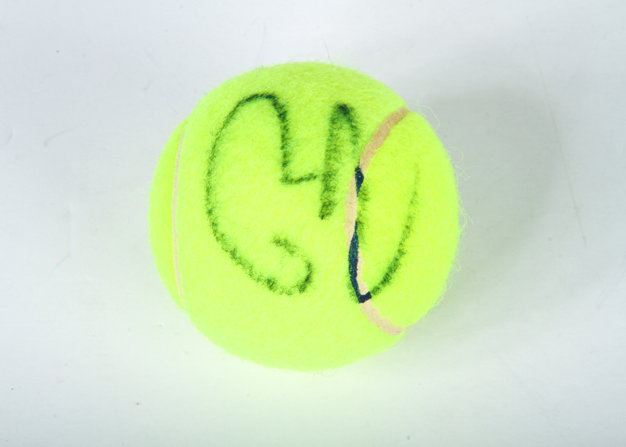 Autographed Rafael Nadal Tennis Ball