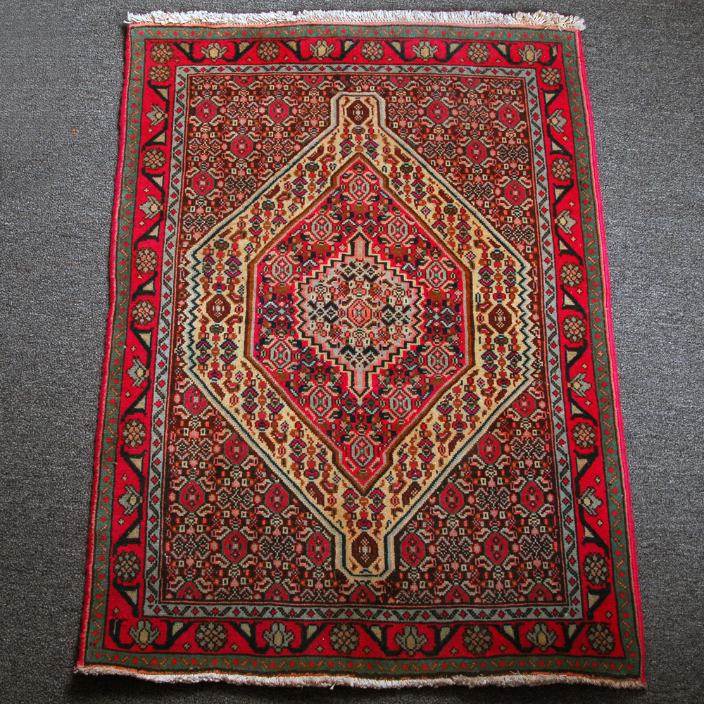 Hand Woven Hamadan Area Rug