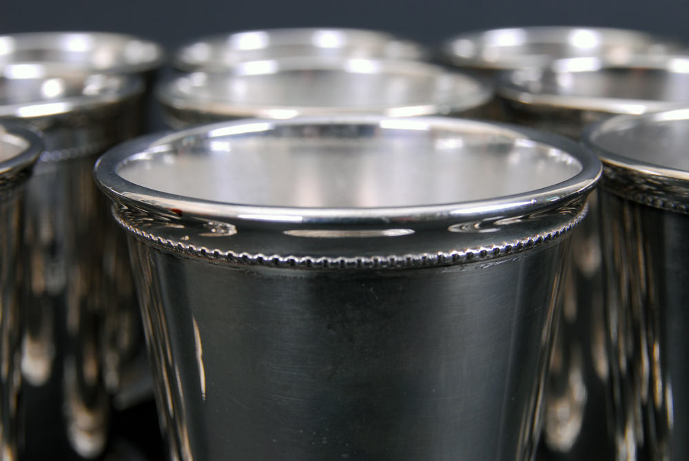 Silver Plated Mint Julep Cups