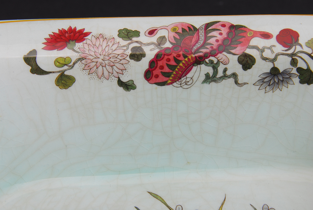 Collection of Real English Ironstone Calyx Ware "Ming Jade" China