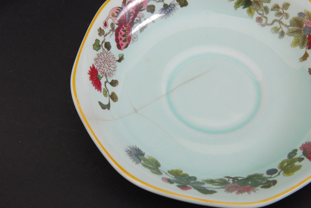 Collection of Real English Ironstone Calyx Ware "Ming Jade" China