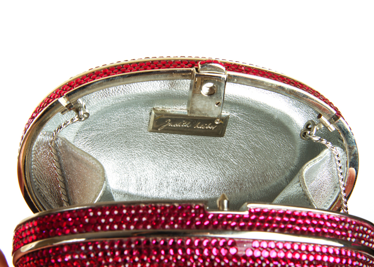 Judith Leiber Swarovski Crystal Encrusted Clutch Bag