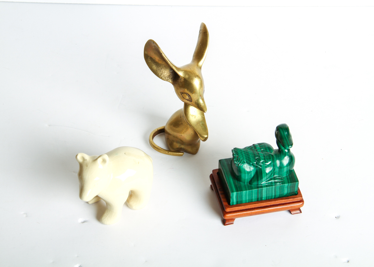 Assorted Animal Themed Figurines