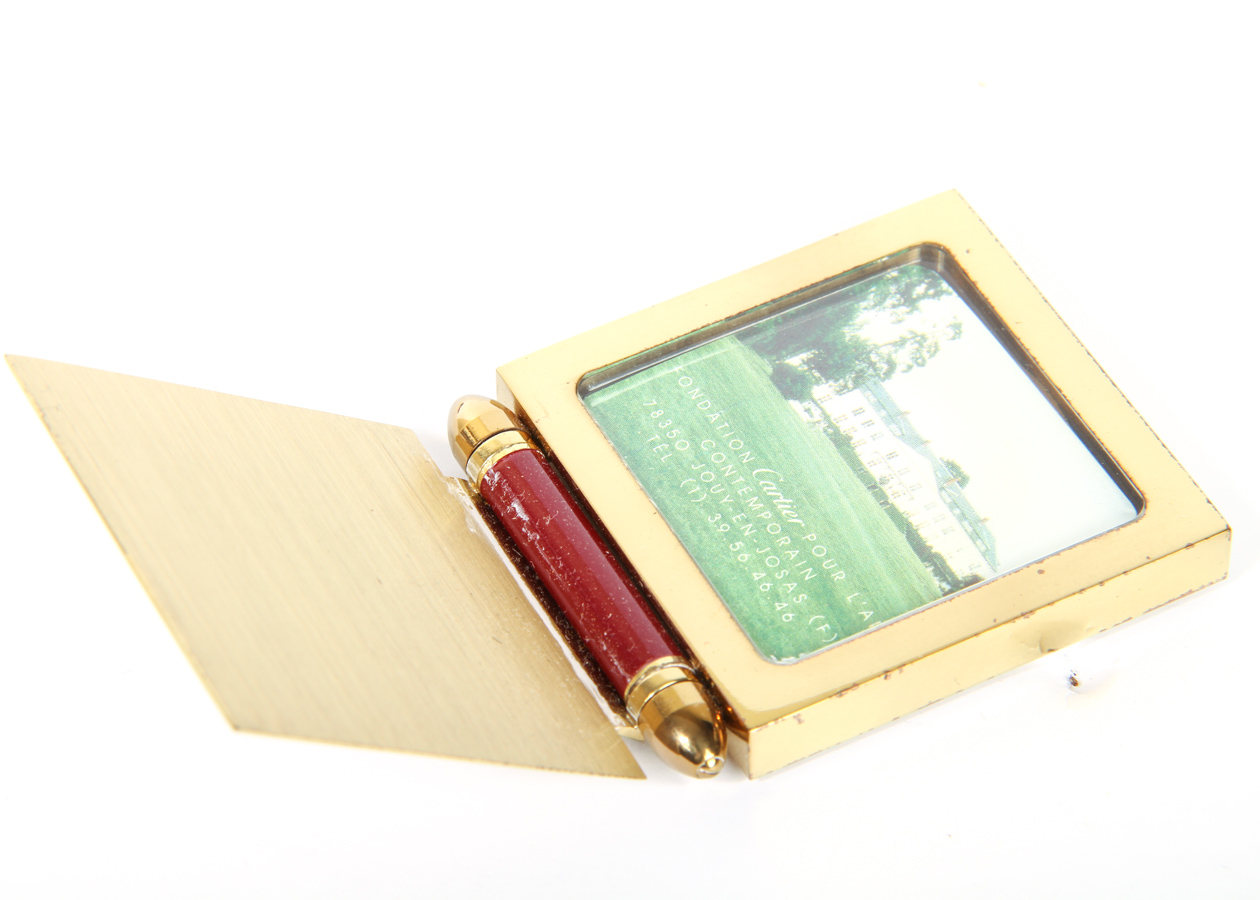 Brass Cartier Keepsake Picture Frame