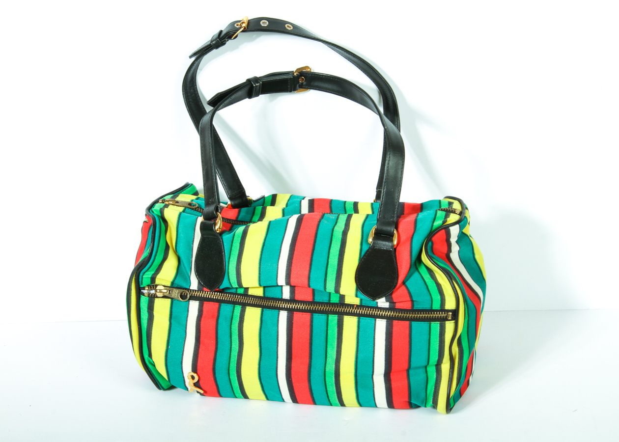 Vintage Roberta di Camerino Striped Handbag
