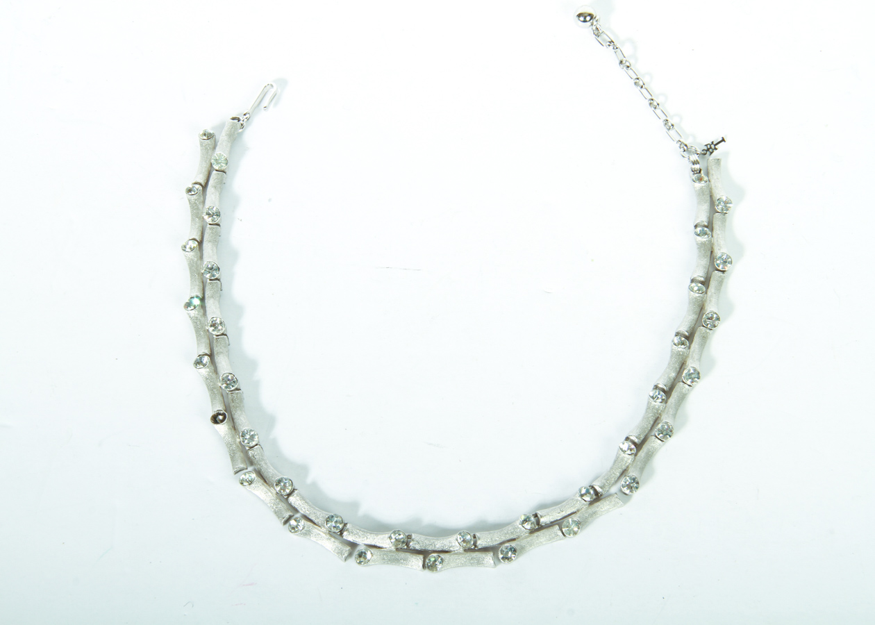 Vintage Trifari Necklace, Bracelet, and Earrings Parure Set