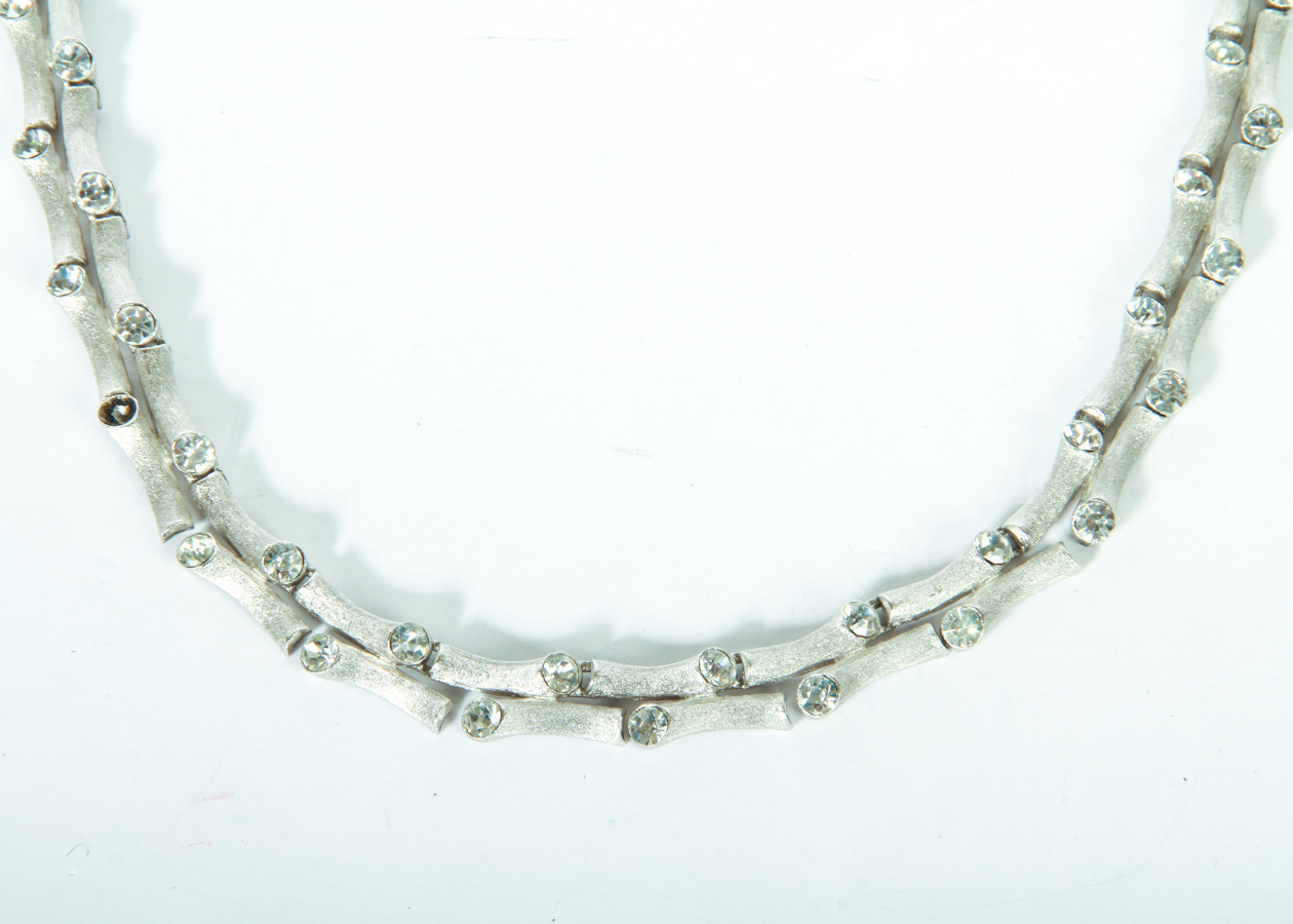 Vintage Trifari Necklace, Bracelet, and Earrings Parure Set