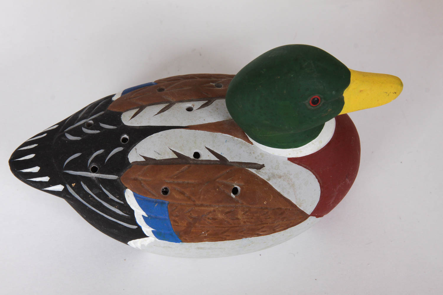 Collection of Carved Wooden Duck Figurines