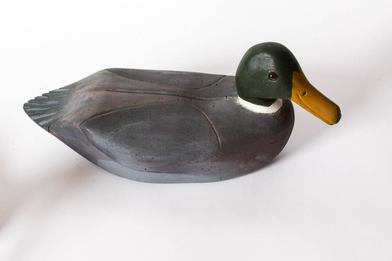 Collection of Carved Wooden Duck Figurines