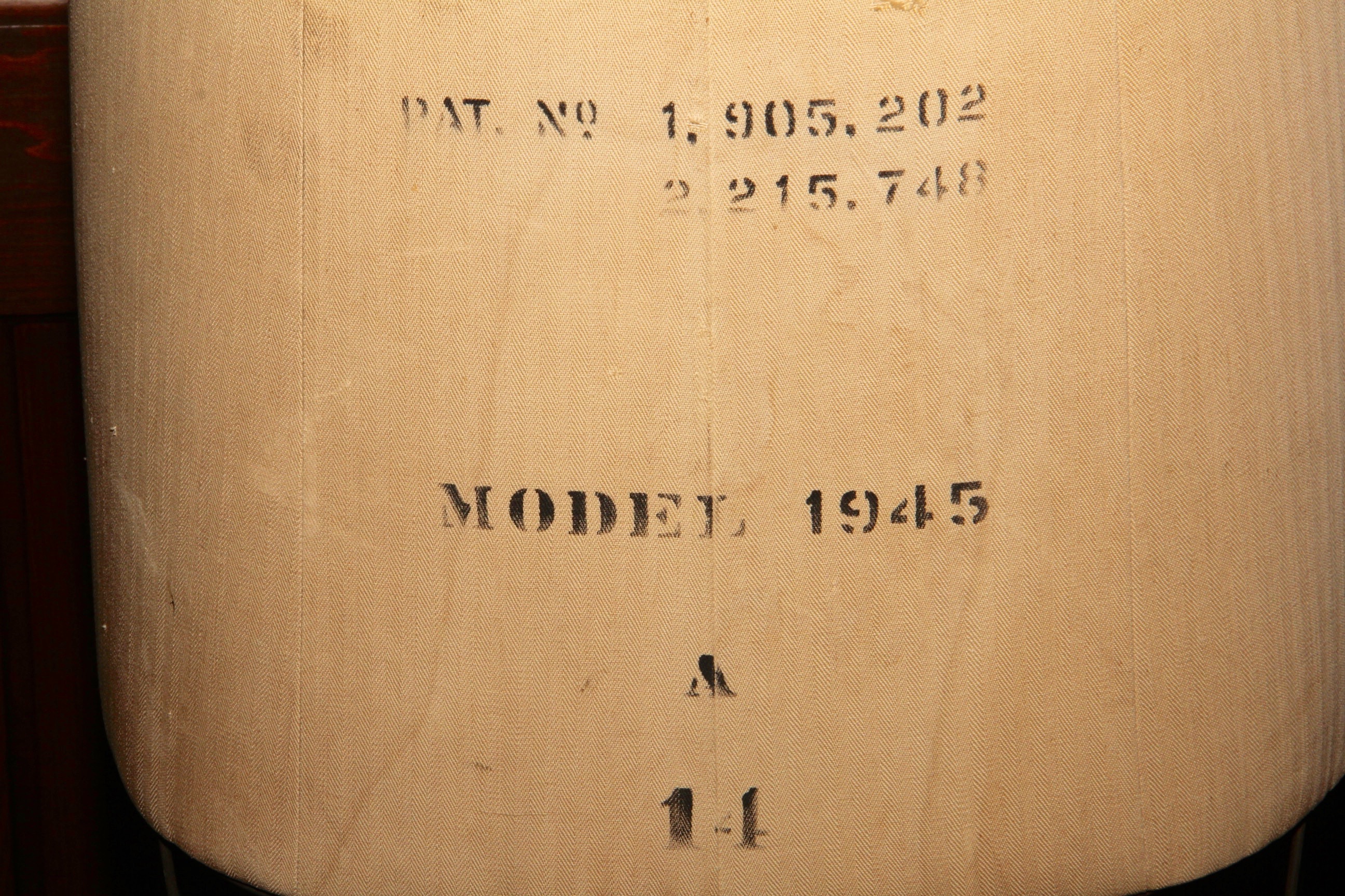 Vintage Wolf Model Form Rolling Mannequin