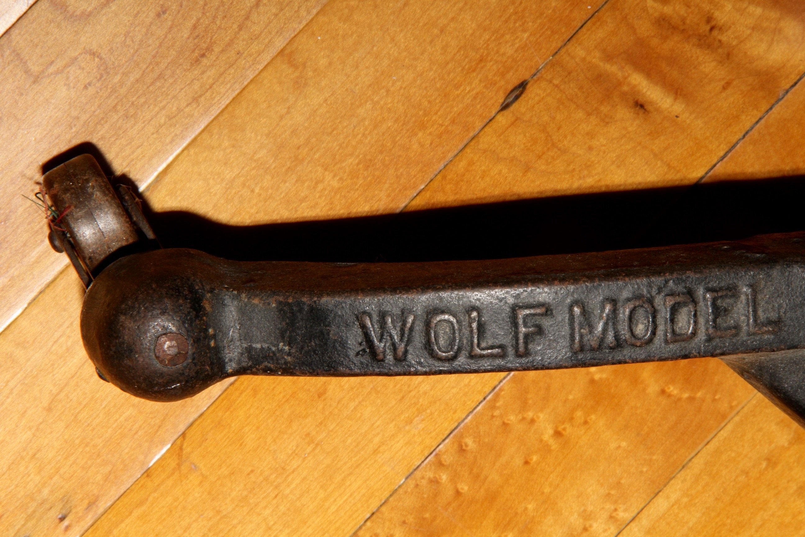 Vintage Wolf Model Form Rolling Mannequin