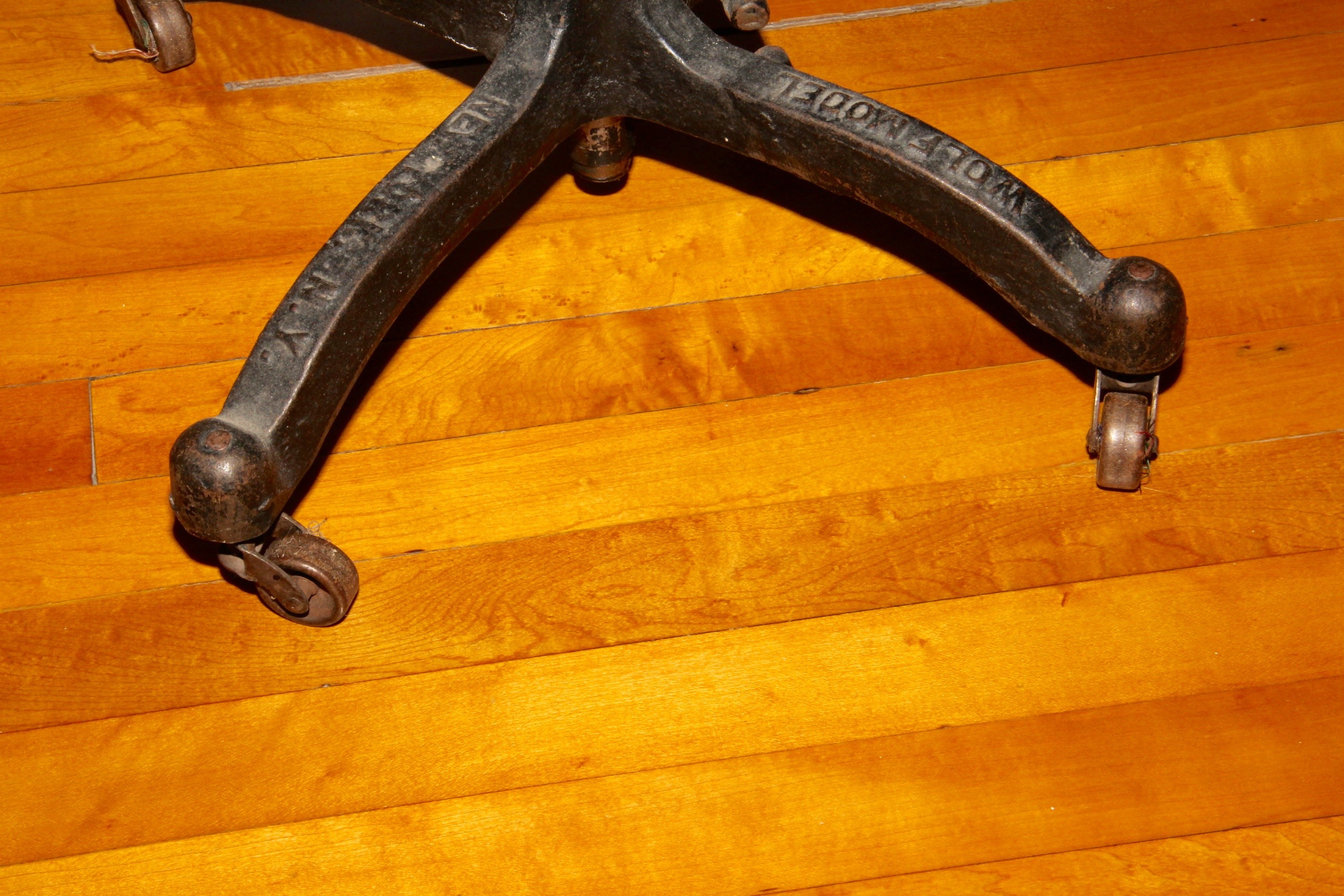 Vintage Wolf Model Form Rolling Mannequin