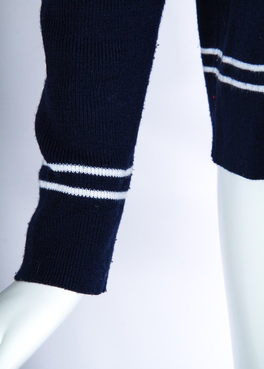 Vintage LeRoy Knit Novelty Vegas-Themed Sweater Top