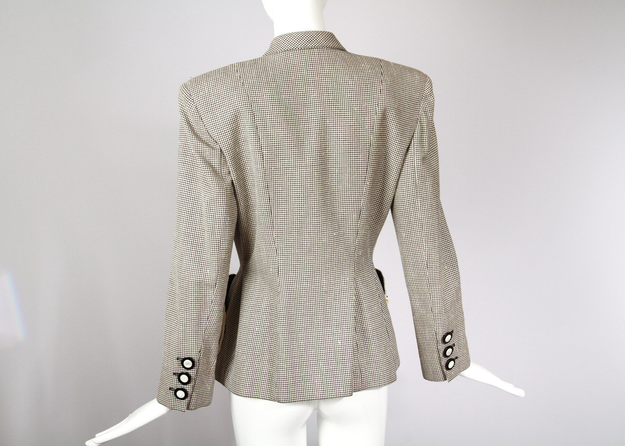 Vintage Valentino Jacket with Appliqued, Beaded Elephants