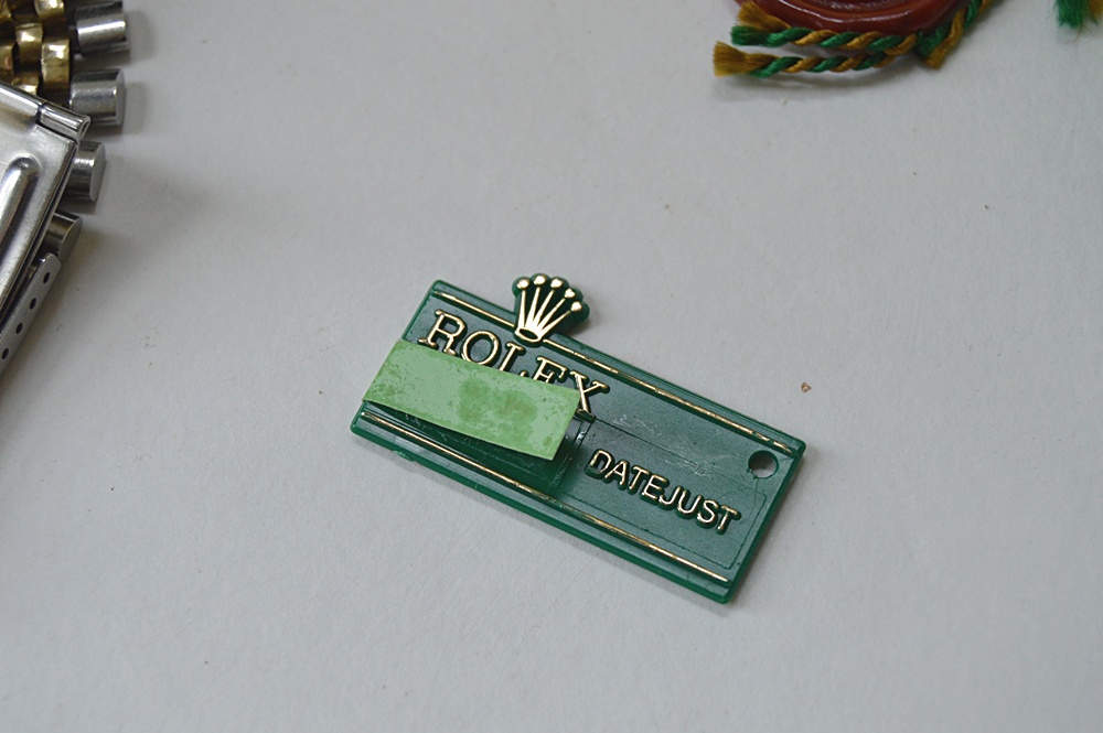 Rolex Oyster Perpetual DateJust Watch with 14k Gold Trim